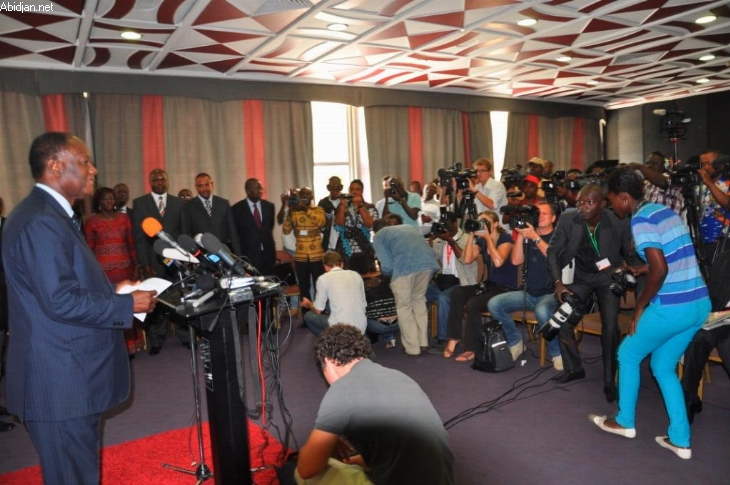 Situation sociopolitique en Côte d`Ivoire - Ouattara se félicite de la décision de la Cedeao